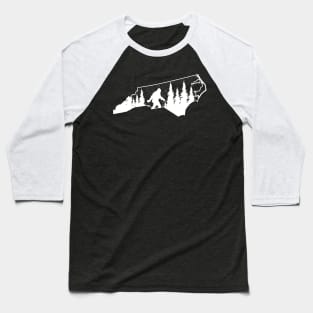 North Carolin Bigfoot Baseball T-Shirt